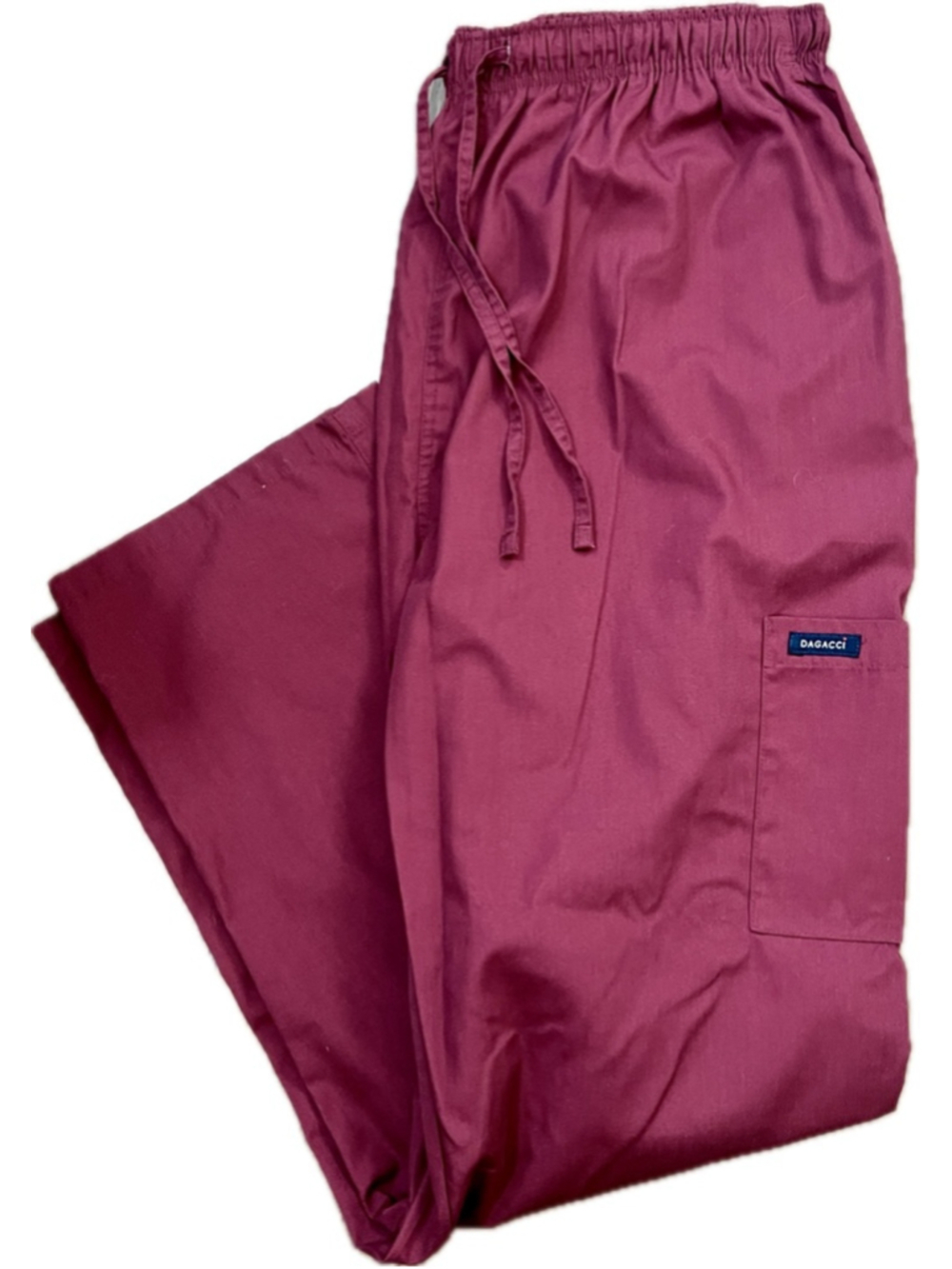 Dagacci Burgundy Scrub Pants XXL – Excellent Condition